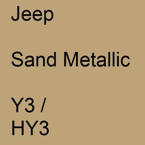 Jeep, Sand Metallic, Y3 / HY3.